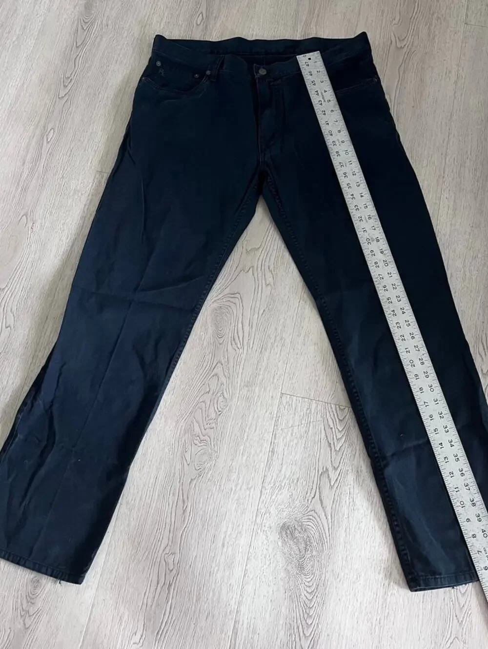Polo Ralph Lauren Men’s Black Jeans 38x32 Classic Fit Straight Leg Denim Pants